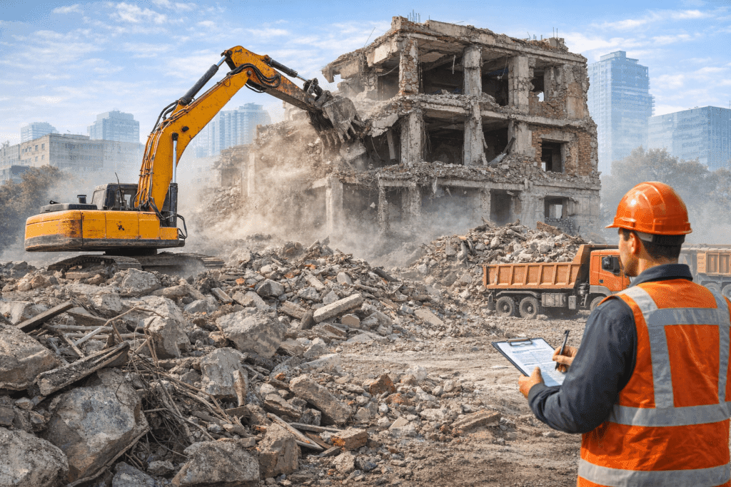 jasa bongkar bangunan