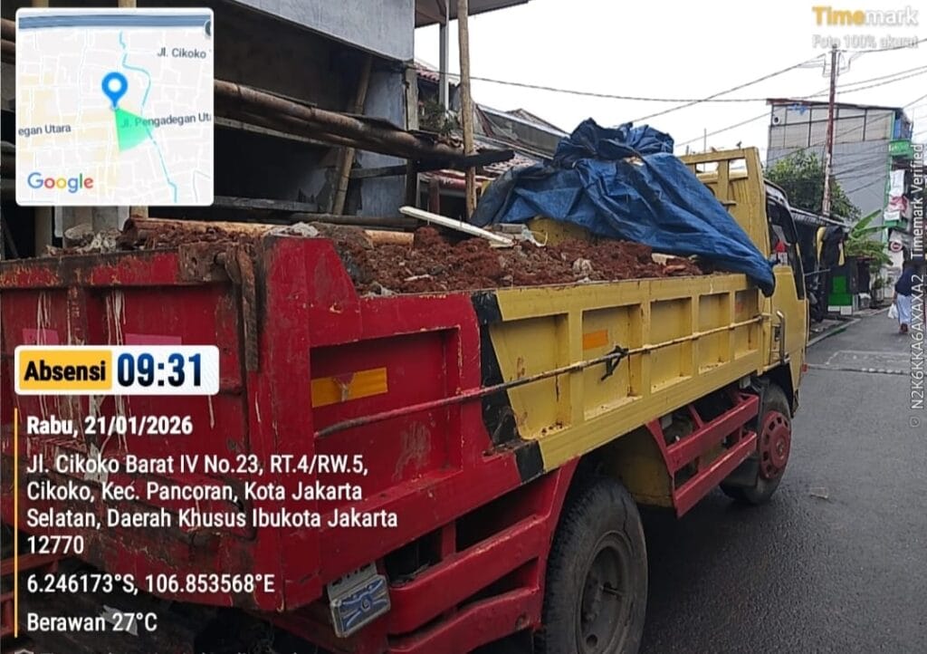 buang puing renovasi rumah jakarta selatan