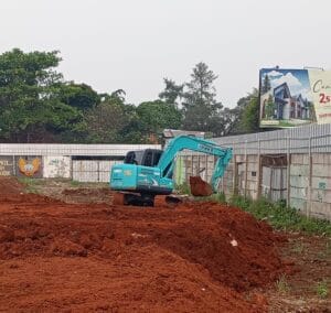 alat berat untuk pekerjaan pengurugan tanah
