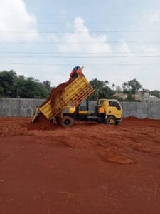 tanah merah untuk pengurugan tanah