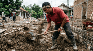 proyek galian pondasi