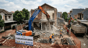 proses bongkar rumah